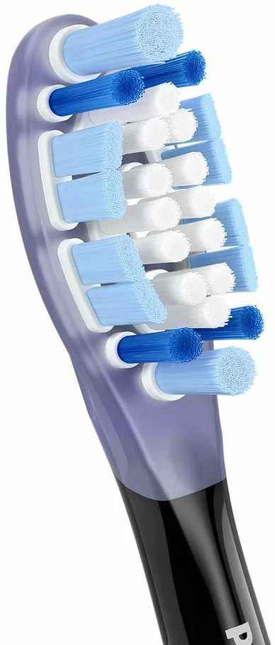 2 dalių šepetėlių galvučių pakuotė Philips Sonicare Premium Gum Care HX9052/88, juodos spalvos