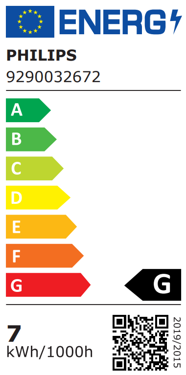 Lemputė Wiz Philips Smart WiFi Filament Clear G95 RGB | E27 | 6.3 W | Full colour