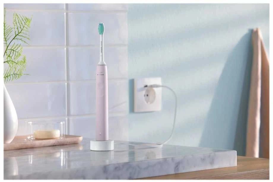 Philips Sonicare 2100 Series „Sonic“ elektrinis dantų šepetėlis HX3651/11, Rožinis
