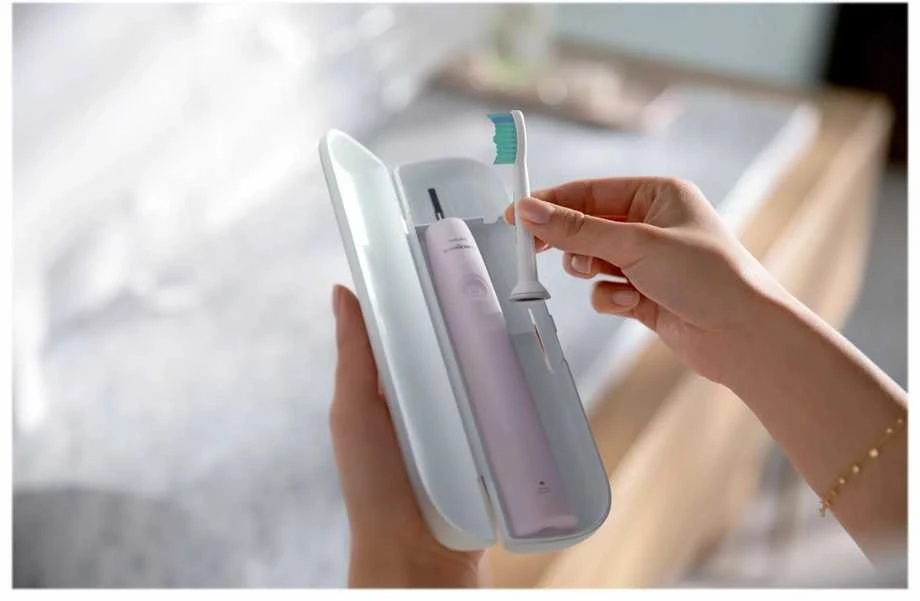 Philips Sonicare 2100 Series „Sonic“ elektrinis dantų šepetėlis HX3651/11, Rožinis
