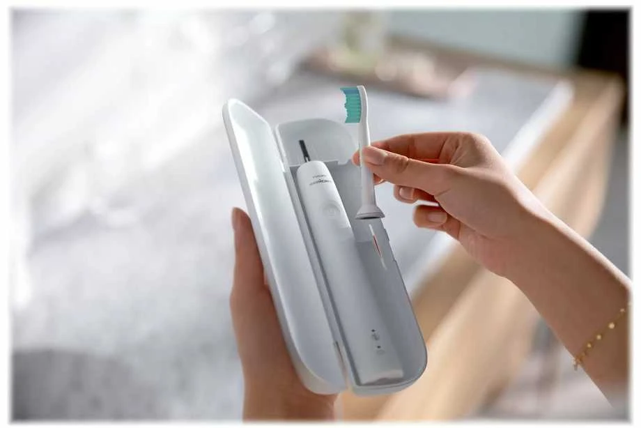 Philips Sonicare 3100 series elektrinis dantų šepetėlis HX3671/13, 14 dienų baterija life