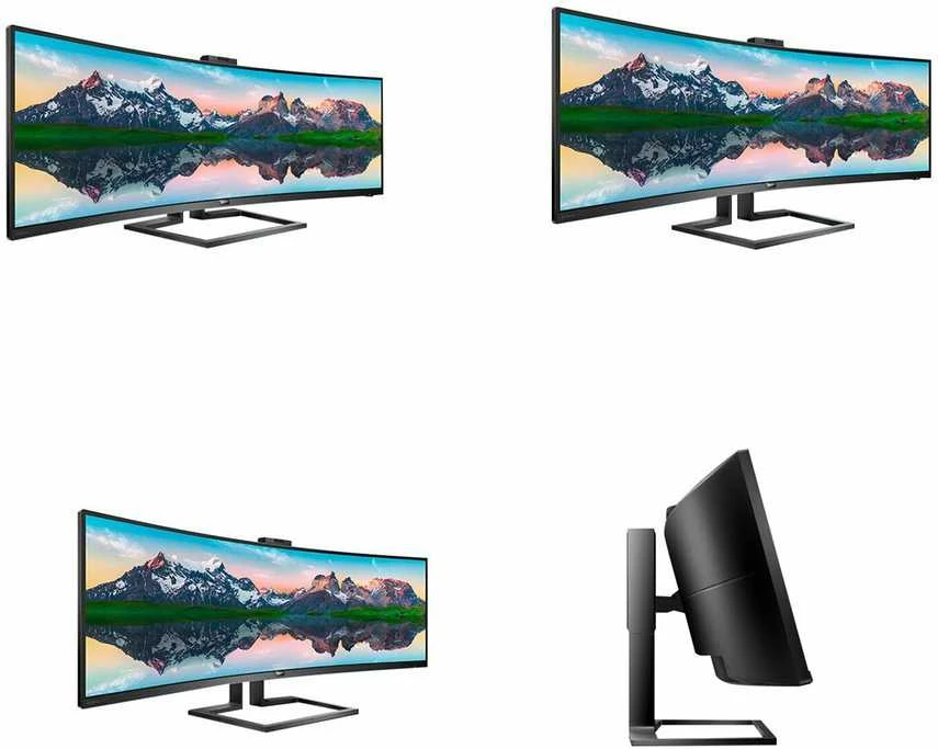 Monitorius Philips 499P9H/00 48,8" (124 cm), Juodos spalvos