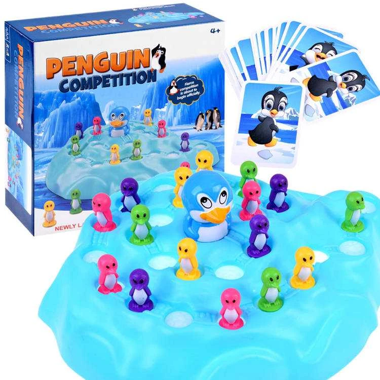 Jokomisiada Penguins ant ledkalnio arkados žaidimo