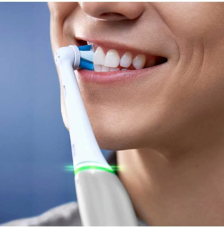 Braun iOM6d.2I6.1 Oral-B iO6 Duo Pack Elektrinis Dantų Šepetėlis Baltas + Rožinė Sand Extra Handle