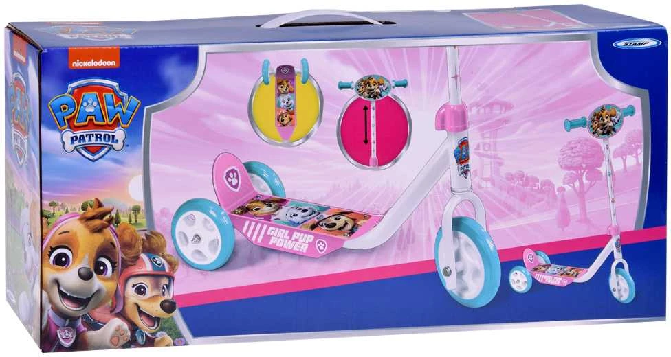 Stamp 3 ratų paspirtukas vaikams 20 kg Paw Patrol Rožinis SP0854