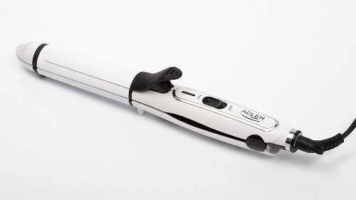 Adler | Hair straightener 2 in 1 | AD 2104 | Garantija 24 mėn. | Ceramic heating system | 50 W | Baltas