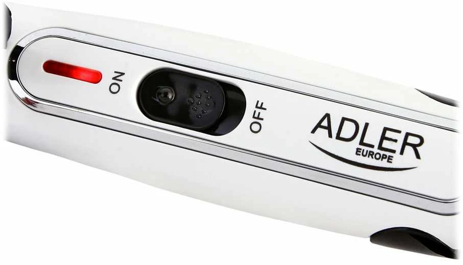 Adler | Hair straightener 2 in 1 | AD 2104 | Garantija 24 mėn. | Ceramic heating system | 50 W | Baltas
