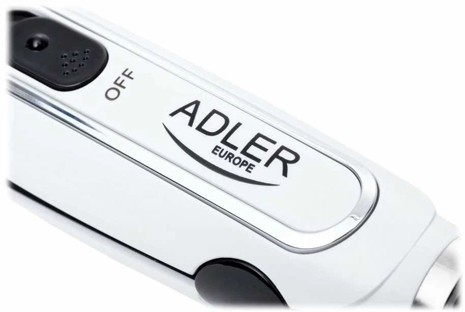 Adler | Hair straightener 2 in 1 | AD 2104 | Garantija 24 mėn. | Ceramic heating system | 50 W | Baltas