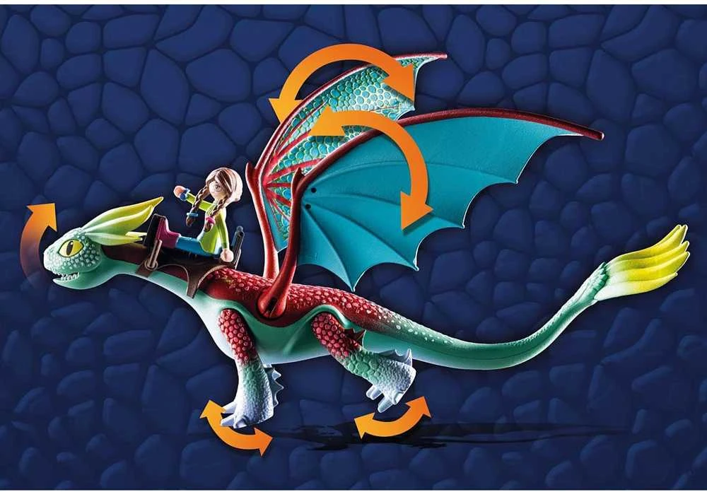 71083 PLAYMOBIL® Dragons, Plunksnos ir Aleksas