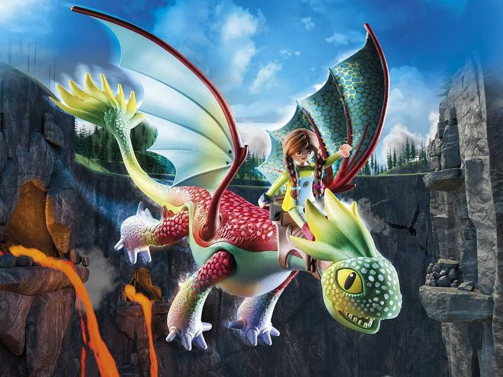 71083 PLAYMOBIL® Dragons, Plunksnos ir Aleksas