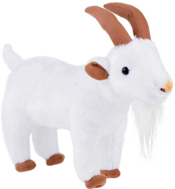 Beppe talismanas pliušinis žaislas baltas ožys 38 cm 13992