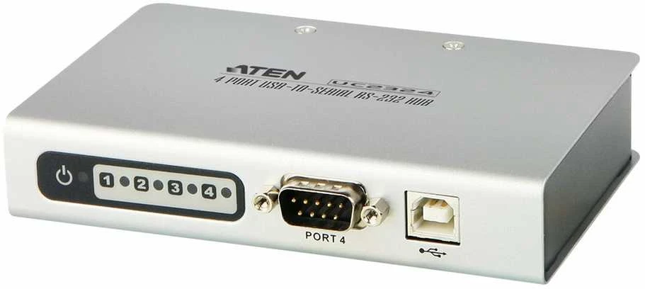 Aten 4 prievadų USB prie RS-232 Hub | UC2324