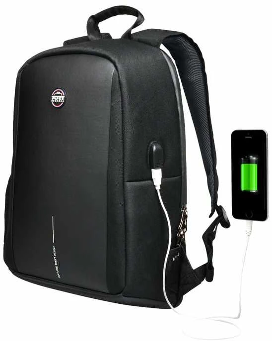Kuprinė   PORT DESIGNS | ANTI-THEFT | Chicago EVO | Fits iki size 15.6 " | Backpack | Juoda | 13-15.6 " | Petnešėlė