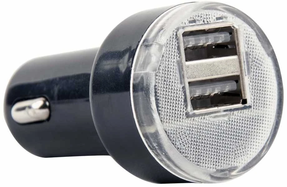 Gembird „EnerGenie“ | 2 prievadų USB automobilinis įkroviklis | EG-U2C2A-CAR-02