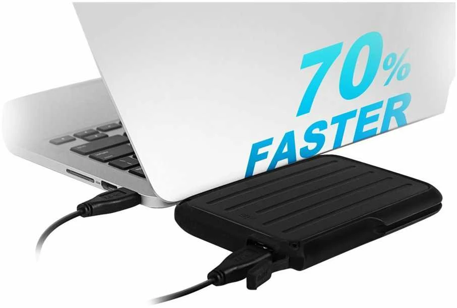 SILICON POWER COMPUTER & COMMUNICAT SILICON POWER Išorinis kietasis diskas HDD Armor A66 2.5" 1TB USB 3.2 IPX4 Juodas