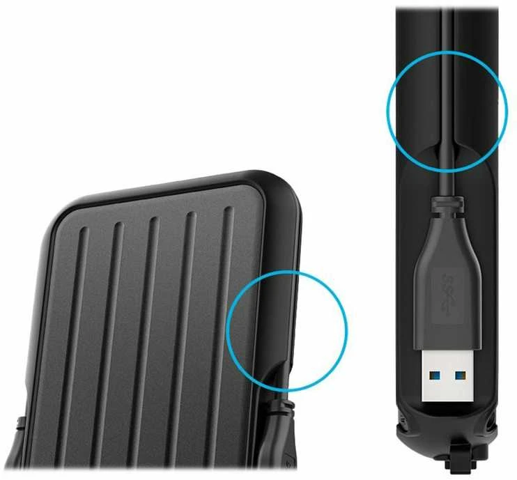 SILICON POWER COMPUTER & COMMUNICAT SILICON POWER Išorinis kietasis diskas HDD Armor A66 2.5" 2TB USB 3.2 IPX4 Juodas