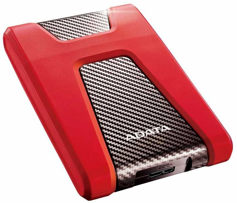 Kietasis išorinis diskas Adata HD650 1TB 2.5" USB3 Raudonas