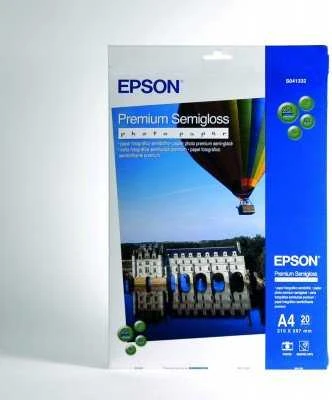Epson Premium Semigloss Photo A4, 251 g, 20 lapų S 041332