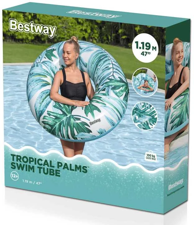 Bestway pripučiamas plaukimo žiedas 119 cm 36237