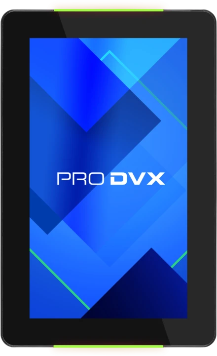 Monitorius Pro DVX ProDVX APPC-7XPL | 7 " | Landscape/Portrait | 24/7 | Android | Wi-Fi | 130 ° | 140 ° | 300 cd/m² | Jutiklinis ekranas