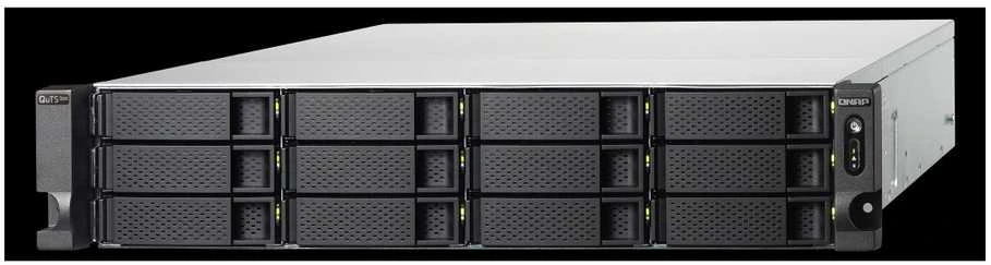 Serveris QNAP | 18-bay 2U NAS | TS-h1886XU-RP-R2-D1622-32G | Iki 18 HDD/SSD Hot-Swap | Intel Xeon | Xeon D-1622 Quad-Core | Procesoriaus dažnis 2,6 GHz | 32 GB | DDR4