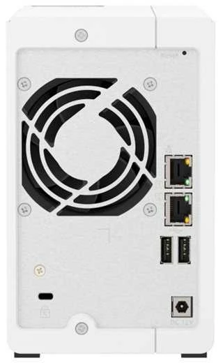 QNAP 2 skyrių 2,5 GbE NAS su integruotu NPU | TS-216G | ARM 4 branduolių | Cortex-A55 | Procesoriaus dažnis 2,0 GHz | 4 GB