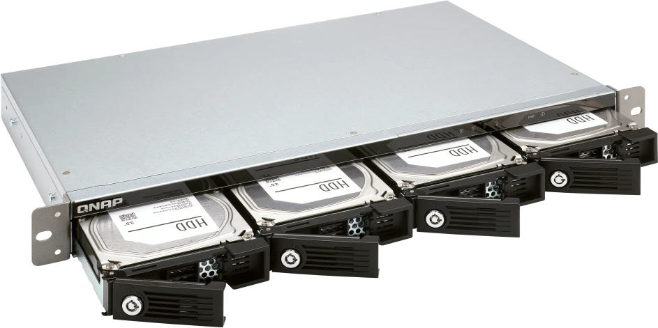 Serveris QNAP TR-004U diskų masyvas Juoda, Pilka