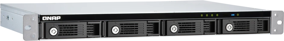 Serveris QNAP TR-004U diskų masyvas Juoda, Pilka