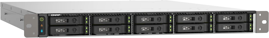 Serveris QNAP Didelio tankio NVMe visos „flash“ saugykla | TS-h1090FU-7232P-64G | AMD EPYC | 7232P/7252 | 64 GB | RDIMM DDR4