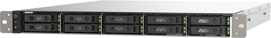 Serveris QNAP Didelio tankio NVMe visos „flash“ saugykla | TS-h1090FU-7232P-64G | AMD EPYC | 7232P/7252 | 64 GB | RDIMM DDR4