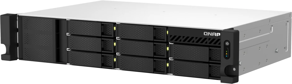 Serveris QNAP | Integruotas procesorius | TS-873AeU-RP-4G | AMD Ryzen | V1500B 4 gyslos/8 sriegiai | Procesoriaus dažnis 2,2 GHz | 64 GB