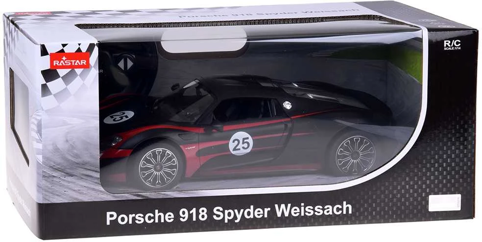 Jokomisiada Rastar nuotolinio valdymo automobilis Porsche 918 Spyder 1:14 nuotolinio valdymo pultas su šviesomis