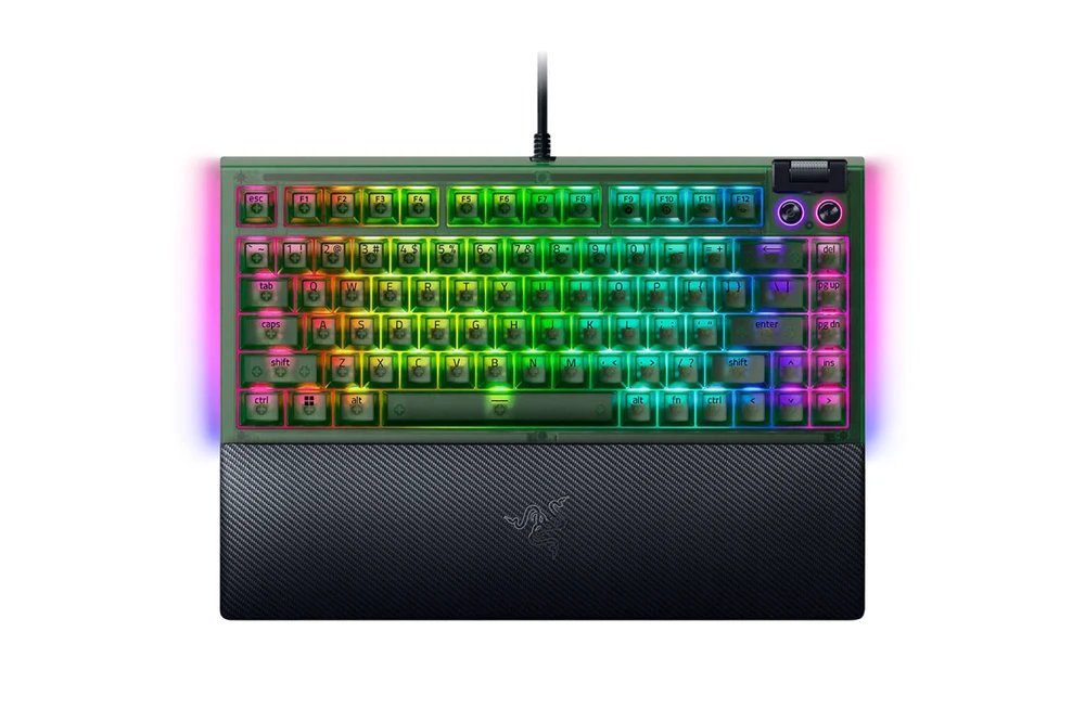 Klaviatūra žaidimams Razer BlackWidow V4 Razer Oranžinis (tactile) su laidu mechaninė su pašvietimu žalia