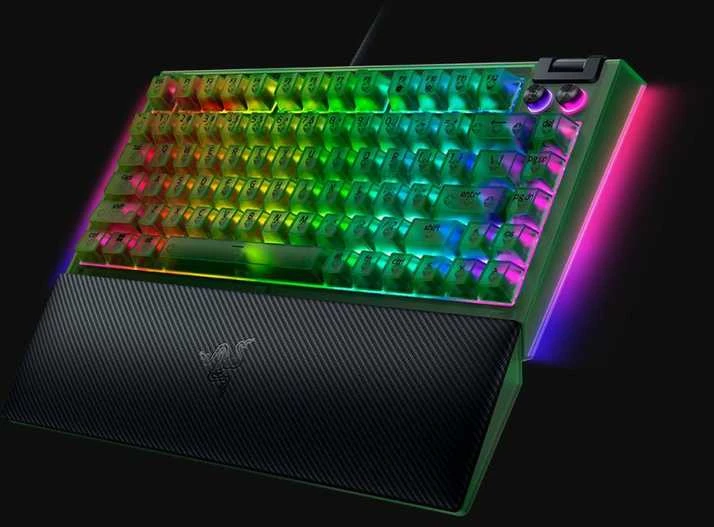 Klaviatūra žaidimams Razer BlackWidow V4 Razer Oranžinis (tactile) su laidu mechaninė su pašvietimu žalia