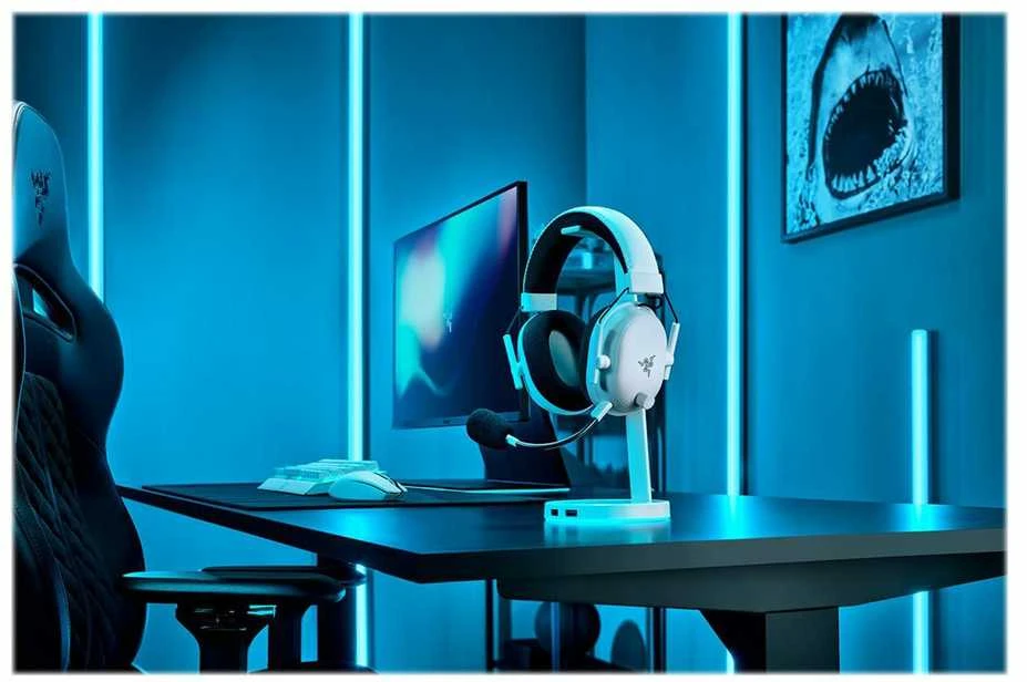 Ausinės RazerBlackShark V2 Pro skirta PlayStation | Belaidės | Over-Ear | Mikrofonas | Noise canceling | Baltos