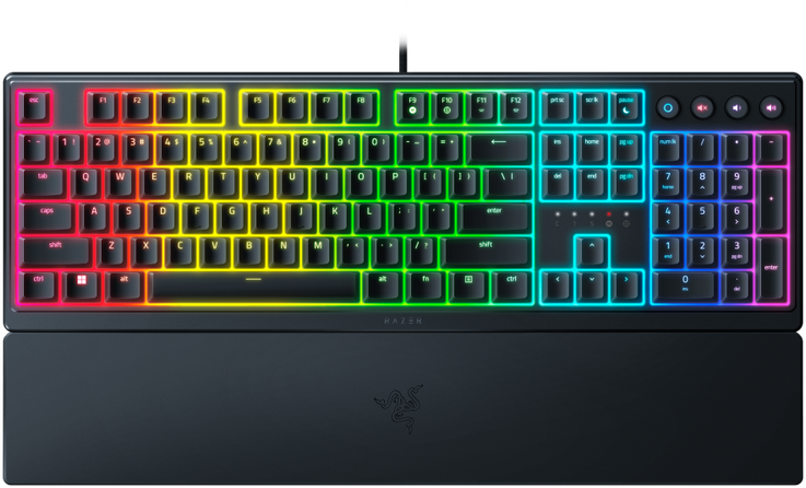 Razer | Ornata V3 | Klaviatūra žaidimams | su laidu | RGB LED pašvietimas | Cyrillic | Razer Mecha-Membrane | Juodas