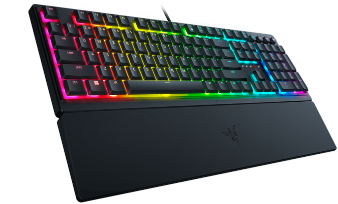 Razer | Ornata V3 | Klaviatūra žaidimams | su laidu | RGB LED pašvietimas | Cyrillic | Razer Mecha-Membrane | Juodas