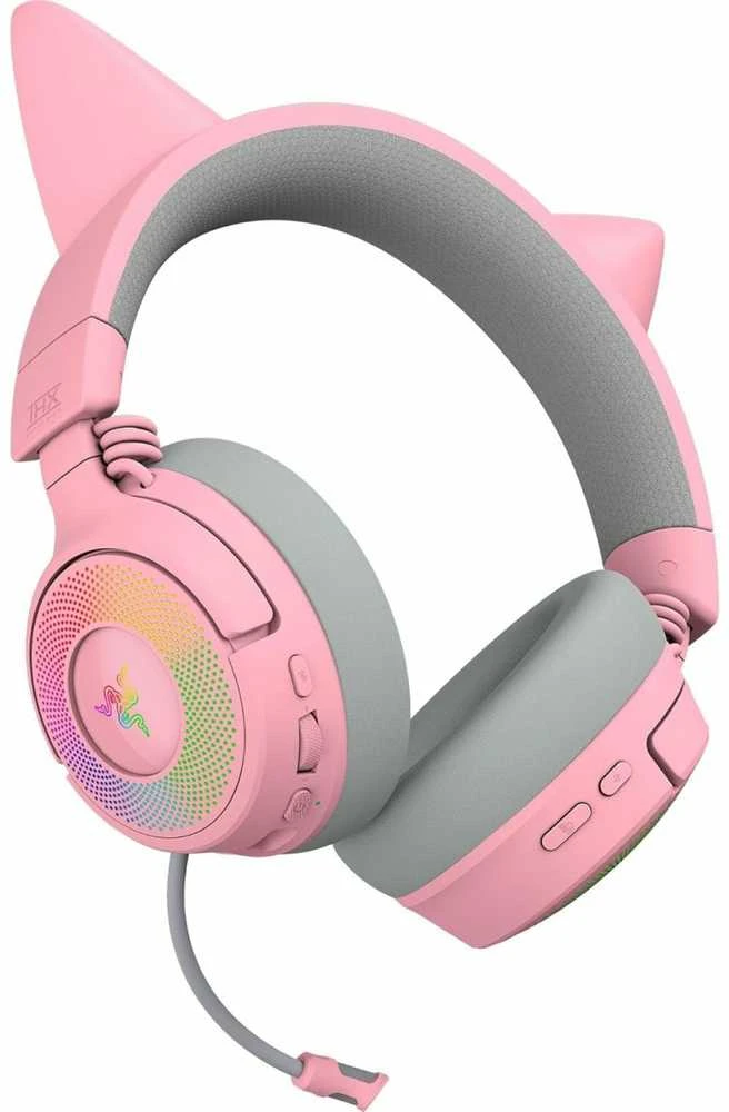 Razer | Ausinės | Kraken Kitty V3 Pro | Bluetooth | Over-Ear | Quartz