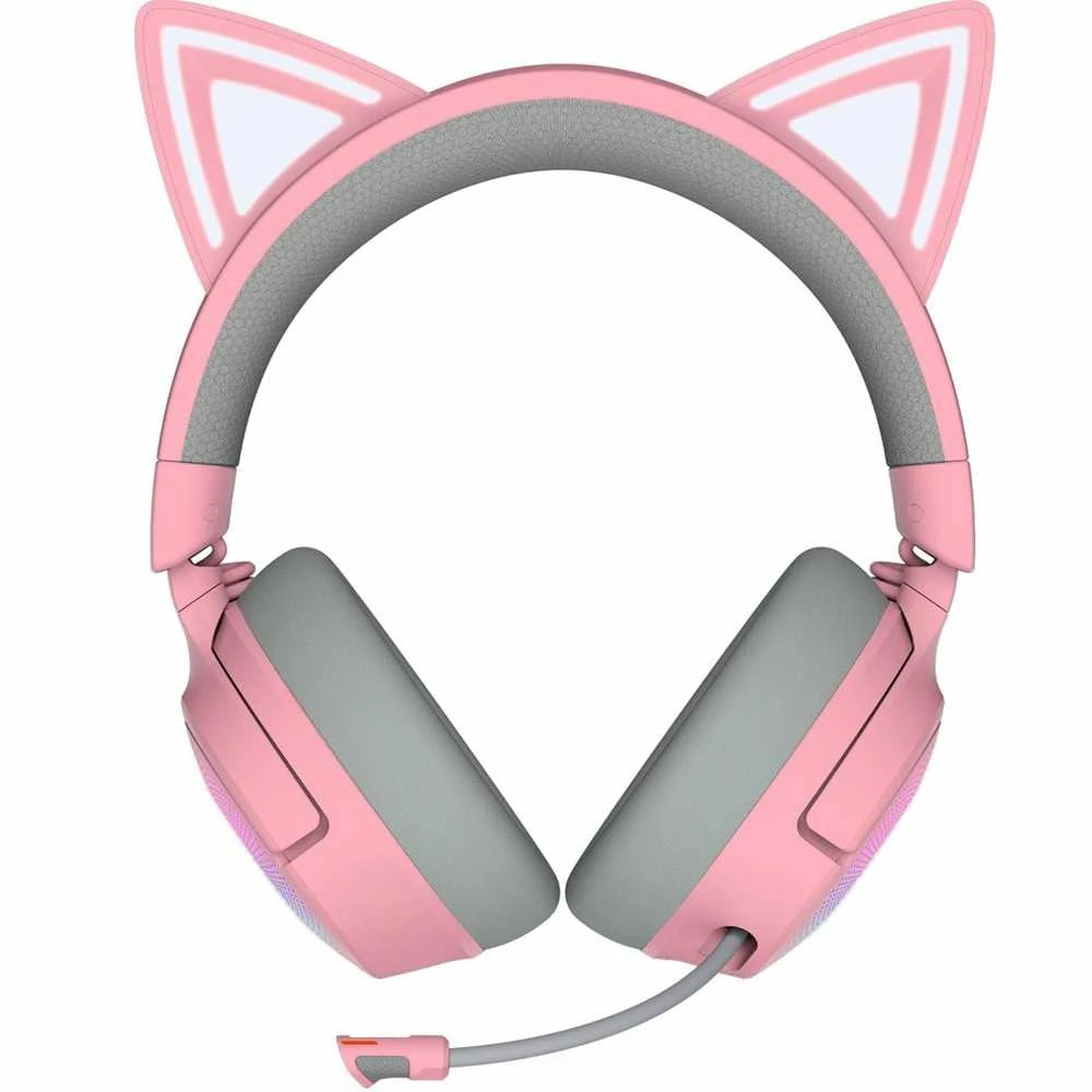 Razer Kraken Kitty V3 Pro rožinės su katės ausimis