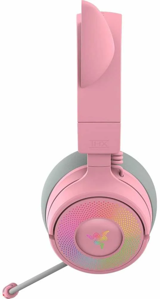 Razer | Ausinės | Kraken Kitty V3 Pro | Bluetooth | Over-Ear | Quartz