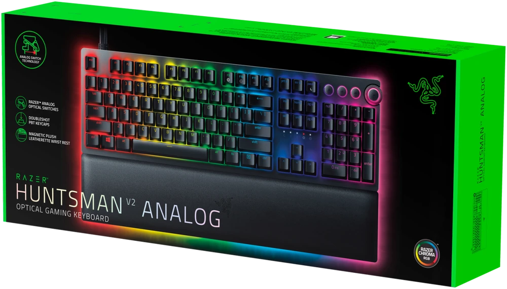 Analoginė Optinė Žaidimų klaviatūra Razer Huntsman V2, Nordic išdėstymas