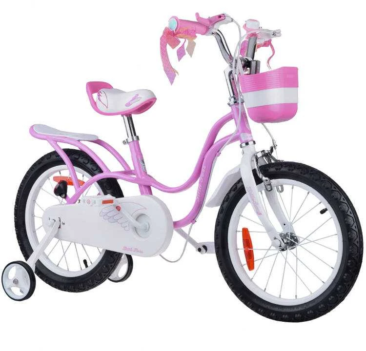 RoyalBaby Bicycle 16" Little Swan retro vaikiški krepšelio šoniniai ratai RB16-18