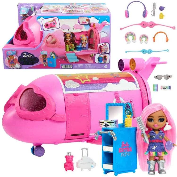 Barbie Mattel LĖLĖS BARBĖS LĖKTUVAS EXTRA FLY HPF72