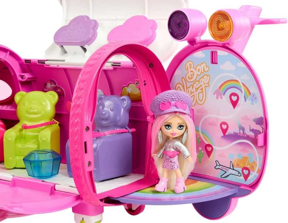 Barbie Mattel LĖLĖS BARBĖS LĖKTUVAS EXTRA FLY HPF72