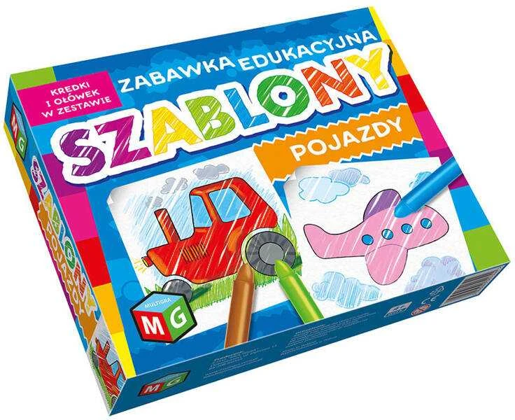 Multigra Edukaciniai žaislų šablonai - transporto priemonės