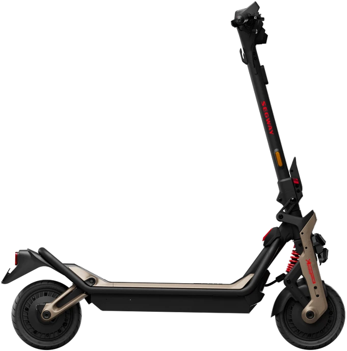 Segway | Superscooter GT3 Pro | Elektrinis paspirtukas | Maks. 2 x 3500 W | Iki 80 km/h | 11" | Juodas ir auksas