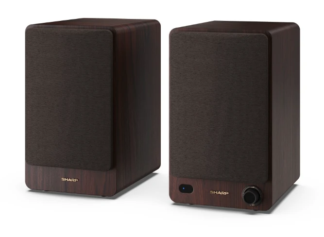 Kompiuterio kolonėlės Sharp CP-SS30 lentyninės kolonėlės, rudos | Sharp | Garsiakalbiai | CP-SS30(BR) Lentyninė kolonėlė | 60 W | „Bluetooth“ | Belaidė jungtis | Ruda