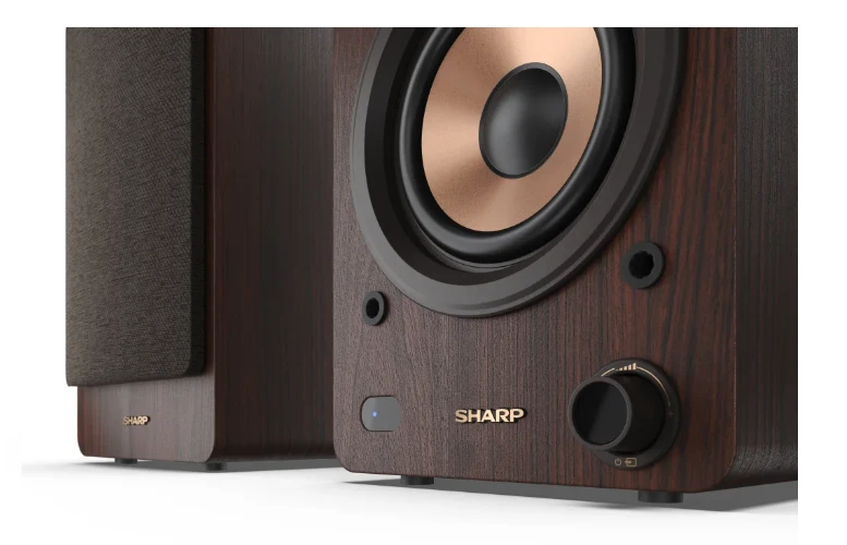 Kompiuterio kolonėlės Sharp CP-SS30 lentyninės kolonėlės, rudos | Sharp | Garsiakalbiai | CP-SS30(BR) Lentyninė kolonėlė | 60 W | „Bluetooth“ | Belaidė jungtis | Ruda