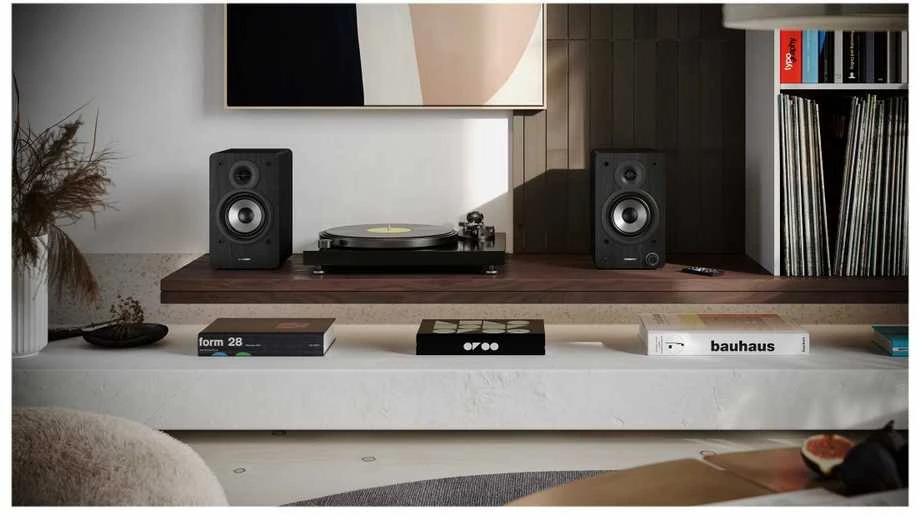 Kompiuterio kolonėlės Sharp CP-SS30 Bookshelf Speakers, Juodas | Sharp | Speakers | CP-SS30(BK) Bookshelf | 60 W | Bluetooth | Belaidė jungtis | Juodas