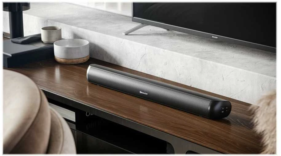 Namų kino sistema Sharp HT-SB107 2.0 Compact Soundbar televizoriui iki 32", HDMI ARC/CEC, Aux-in, Optinis, Bluetooth, 65cm, Blizgus Juodas | Sharp | Taip | Soundbar garsiakalbis | HT-SB107 | Blizgus Juodas | Ne | USB prievadas | AUX in |. Belaidė jungtis